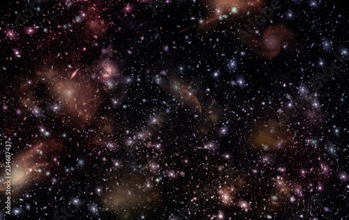 A space of the galaxy  atmosphere with stars at dark background