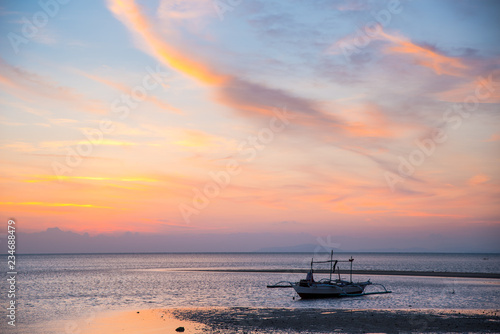 Sunset at Lakawon Beach Resort, Cadiz, Negros Occidental, Phlippines