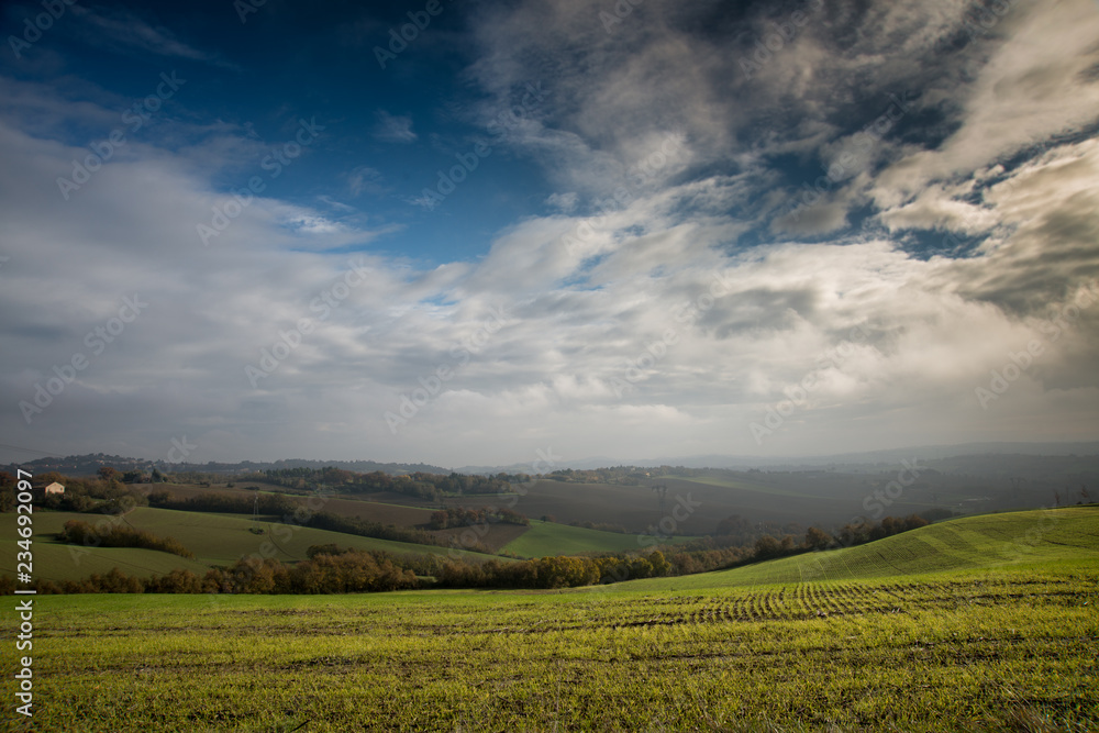 Landschaft von Mittelitalien