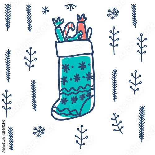 Merry Christmas and Happy New Year 2020 design