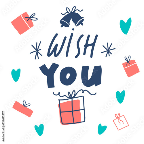 Merry Christmas and Happy New Year 2020 design