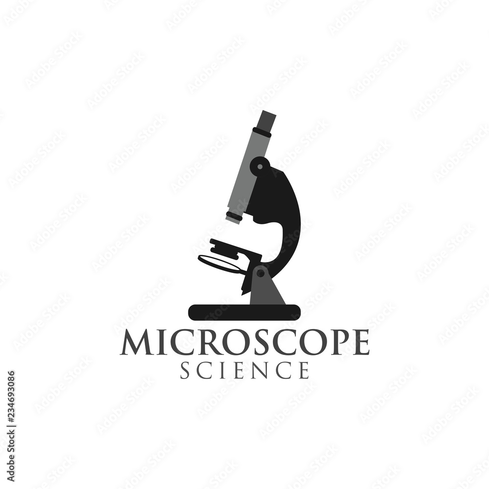 Microscope graphic design template vector Microscope graphic design template vector
