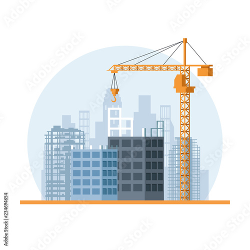contruction site cartoon