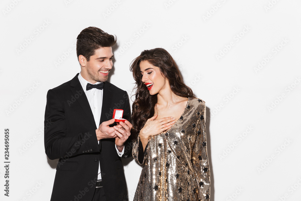 Portrait of a handsome young man dressed in suit Portrait of a handsome young man dressed in suit