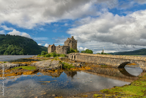 Eilean donean Castle in Scotland
