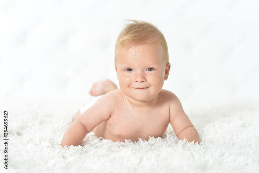 Portrait of a cute beautiful baby boy Portrait of a cute beautiful baby boy