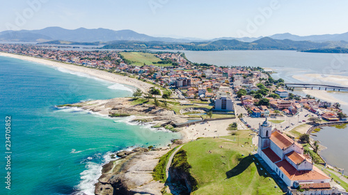 Aerial of Saquarema photo