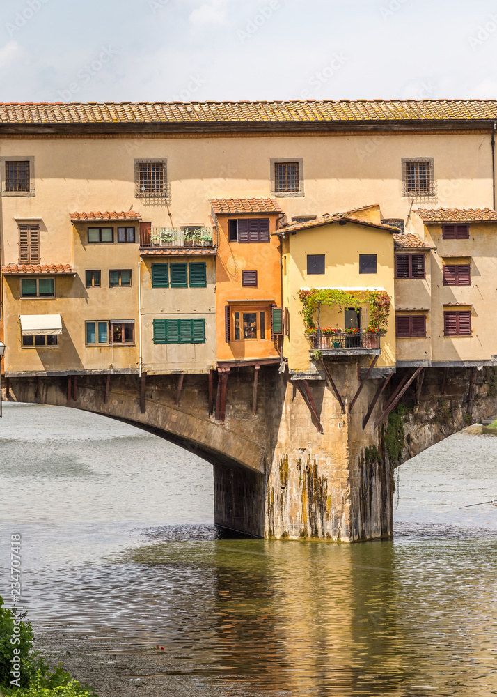 Famous landmark Ponte Vecchio in Florence, Italy