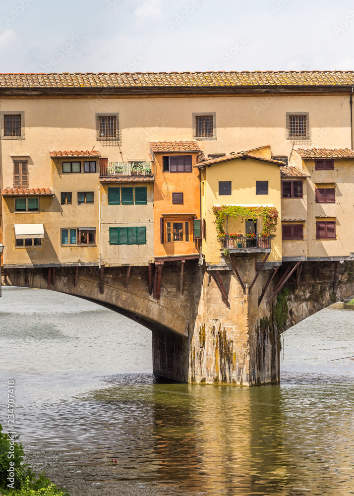 Famous landmark Ponte Vecchio in Florence, Italy Famous landmark Ponte Vecchio in Florence, Italy