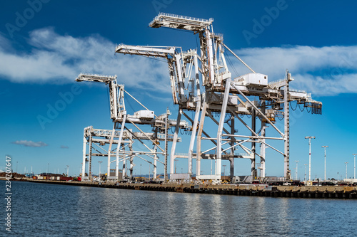 container cranes Port of Oakland