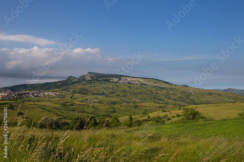 Landscape of the hills around Capracotta
