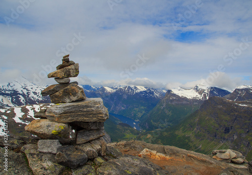 Stack Of Rocks Stones in the mountains