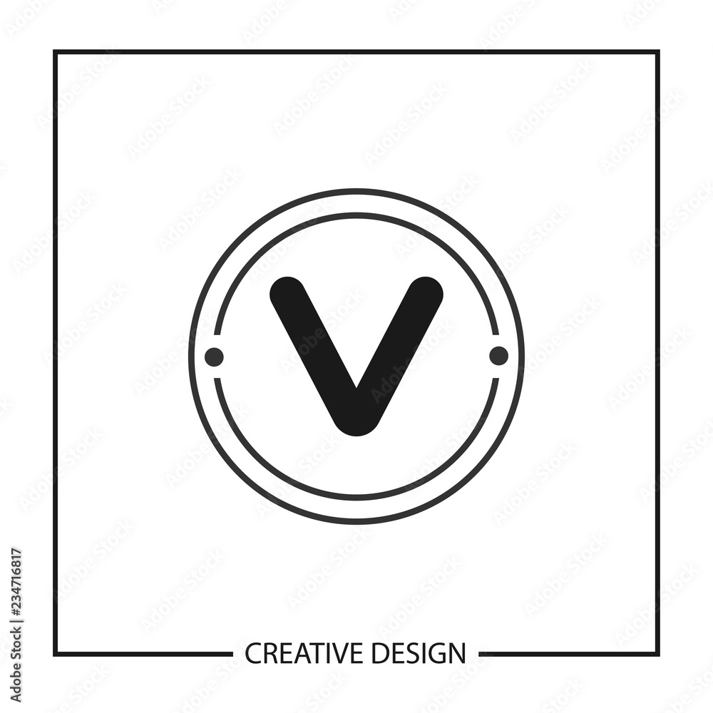 Initial Letter V Logo Template Vector Design Initial Letter V Logo Template Vector Design