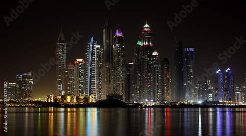 Dubai Skyline at Night