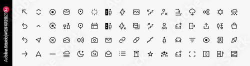 Transportation line icons set ui app and website Icon set ride, ride sharing, taxi cab,   food delivery, transportation network company, Mobile app, website