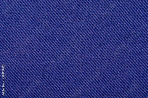 Blue fabric texture textile cloth material blur background macro
