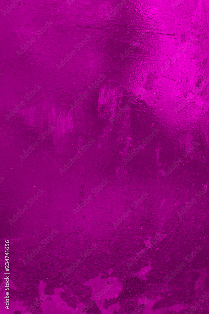 Obraz premium Grunge, Vintage. Closeup of an old violet painted sheet iron, metal door with peeling paint and rust.