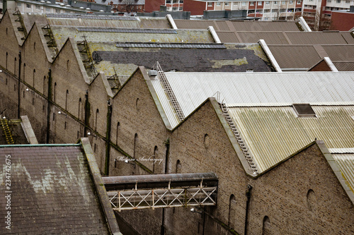 roof of an old mill