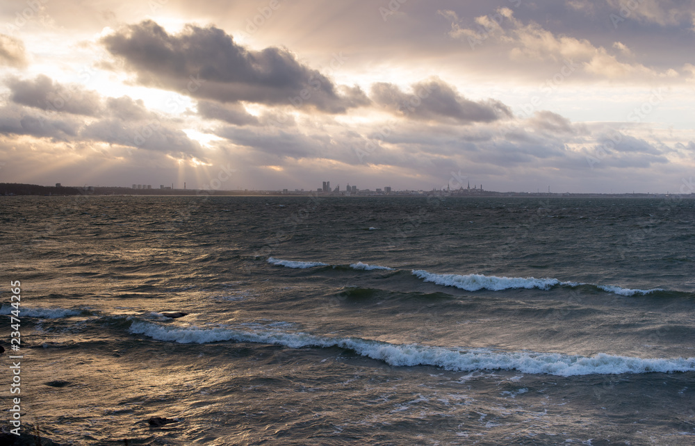 Obraz premium Stormy Sea