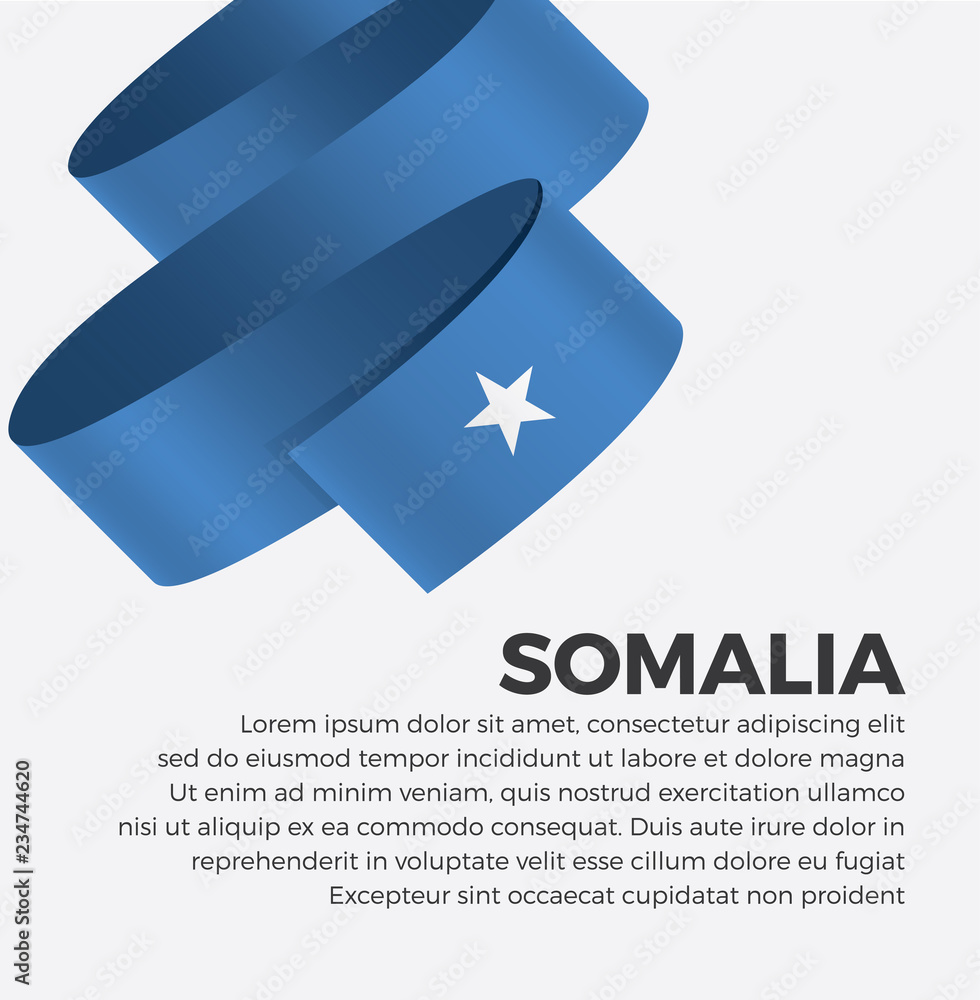 Somalia flag for decorative.Vector background