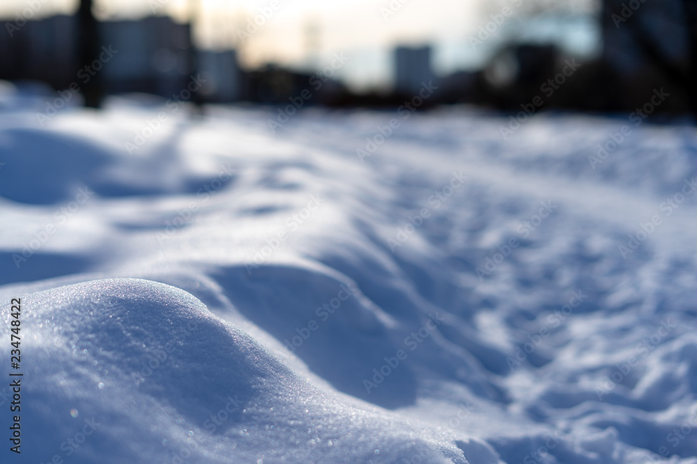 Obraz premium snow in the park