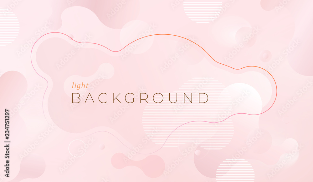 Colorful geometric background design. Fluid shapes composition with trendy gradients. Eps10 vector.