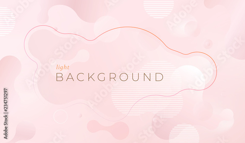 Colorful geometric background design. Fluid shapes composition with trendy gradients. Eps10 vector.