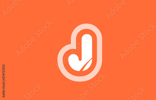 alphabet letter j logo company icon design