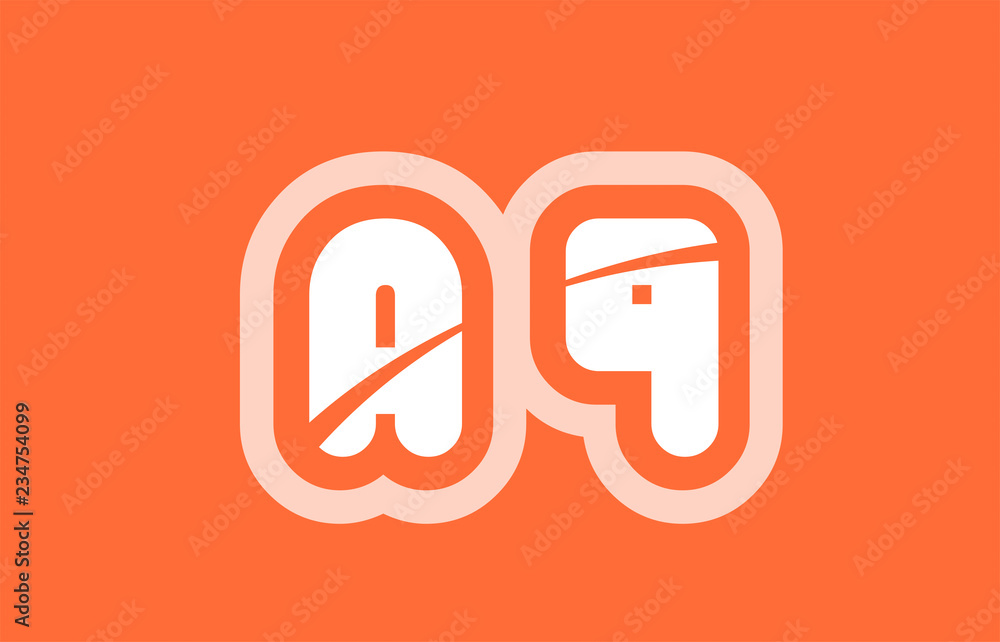 alphabet letter aq a q logo combination company icon design alphabet letter aq a q logo combination company icon design