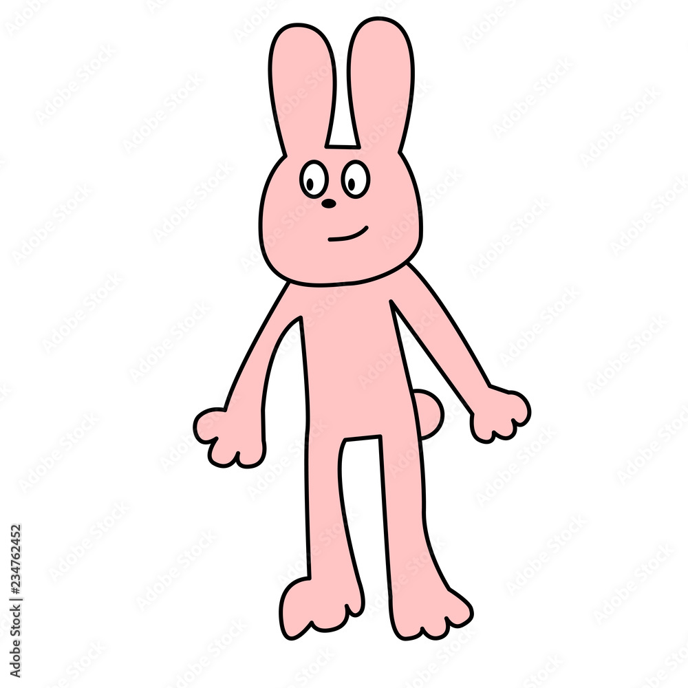 目を見開くうさぎ Stock ベクター Adobe Stock