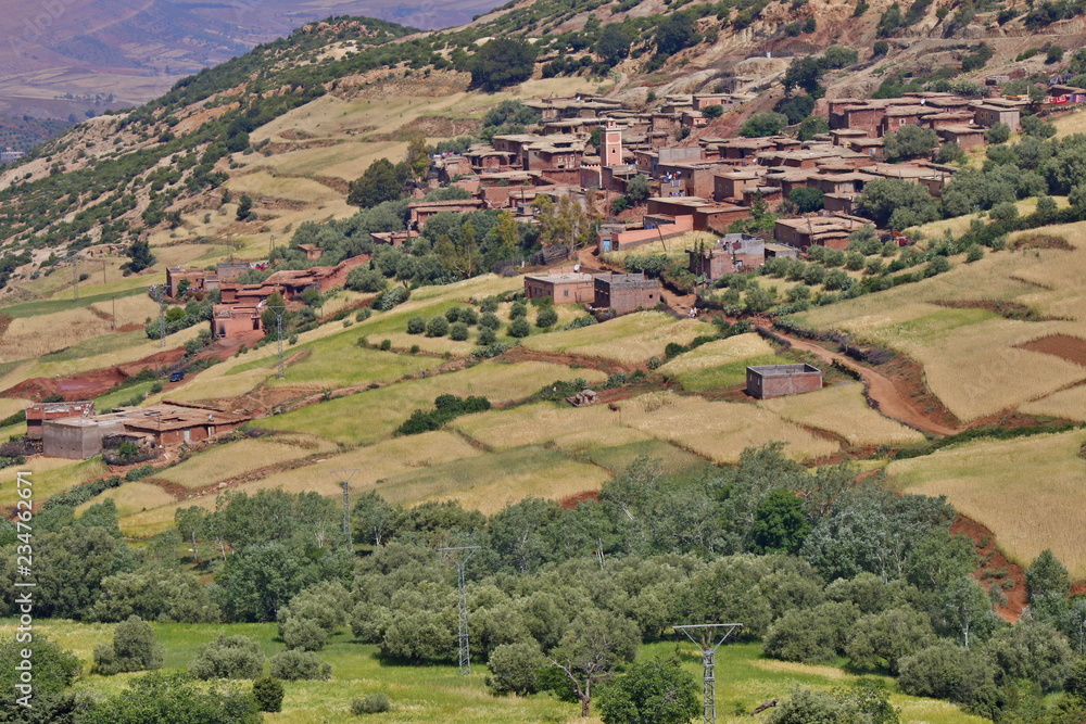Naklejka premium Village in Morocco