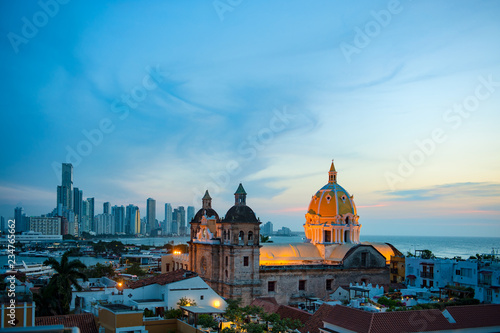 Cityscape, Cartagena de Indias, Colombia.