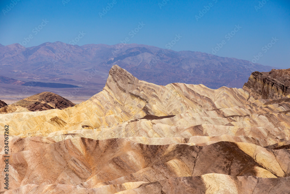 Zabriskie Point in Death Valley USA