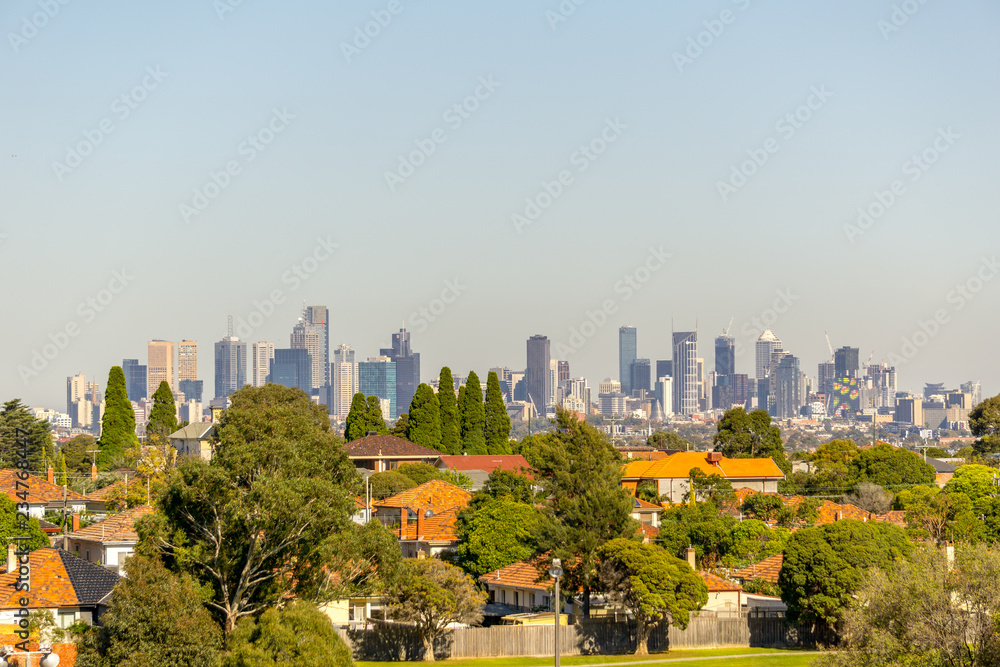 Obraz premium Melbourne Skyline