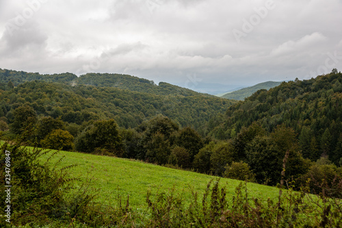 misty day in slovakia tatra mountains