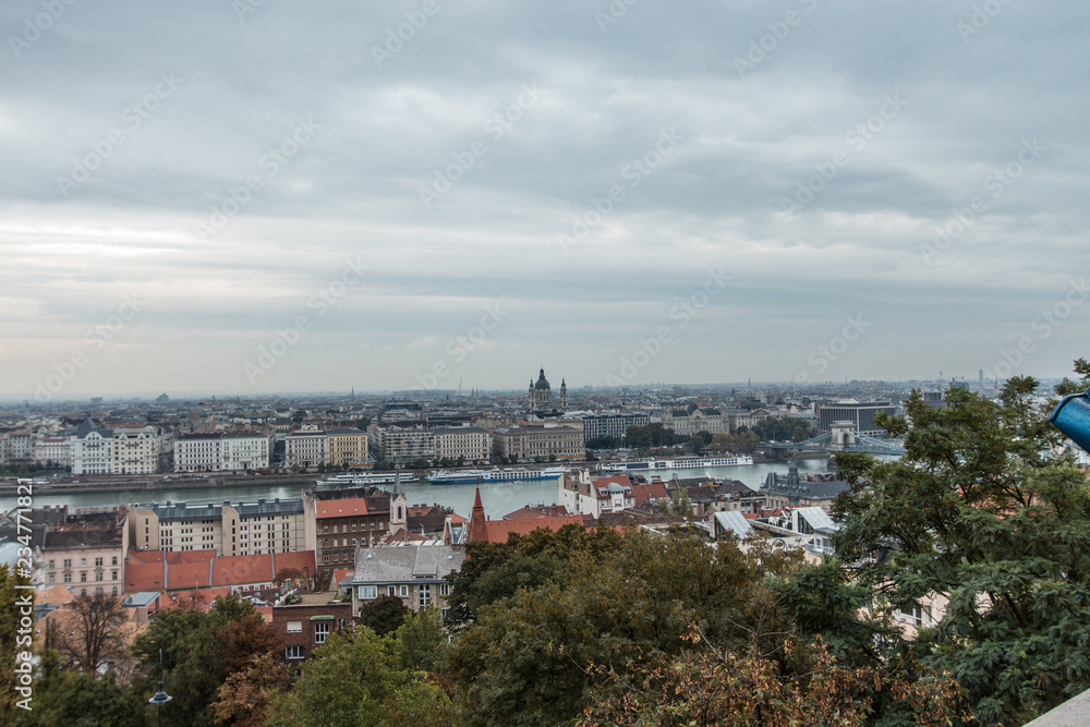 Vista da cidade de Budapeste