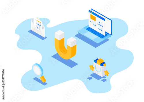 Attracting online customers. Inbound marketing.