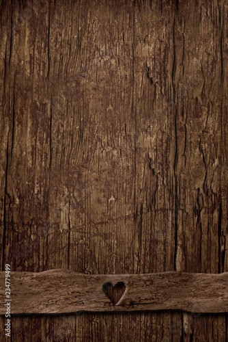 Empty background of old vertical wood