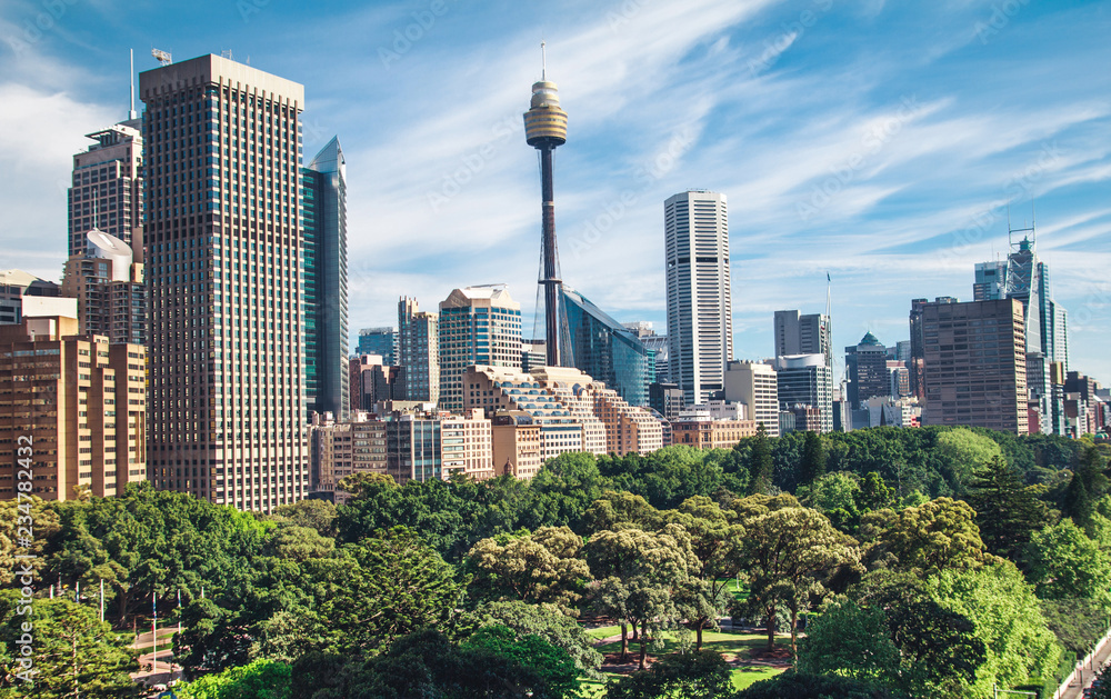 Fototapeta premium Panoramę Sydney w Australii