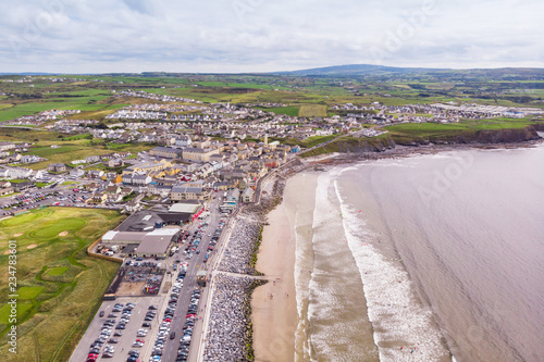 Aerial View of Lahinch photo