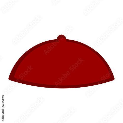 Isolated bishop hat icon. Vector illustration design