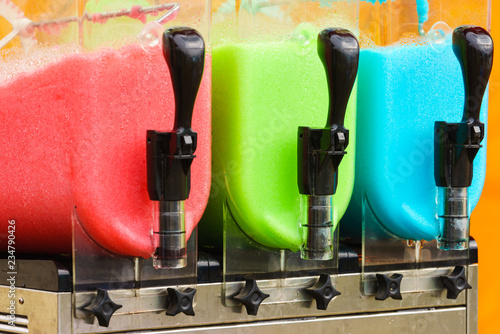 Tableau sur toile Close up of slushy machine