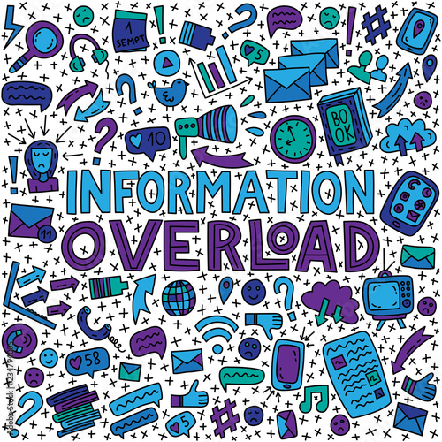 Informational overload illustration