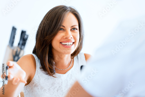 Beautiful young woman laughing portrait Free Download Beautiful young woman laughing portrait - GFXLoad