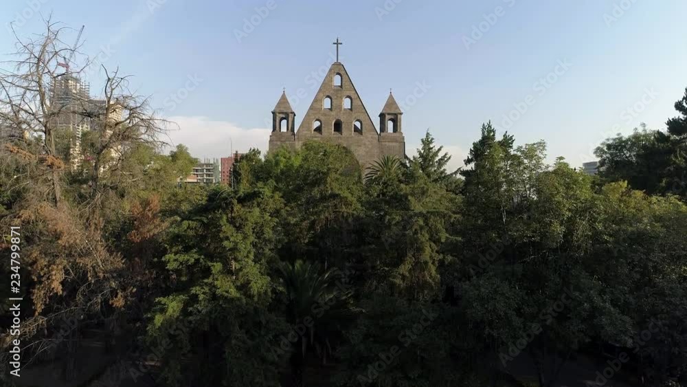 Aerial top view of Mexico City in Polanco, Reforma and Lomas de Chapultepec Aerial top view of Mexico City in Polanco, Reforma and Lomas de Chapultepec