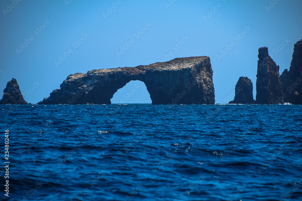 Arch Rock on Anacapa Island in the Channel Islands National Park off the coast of Ventura, California