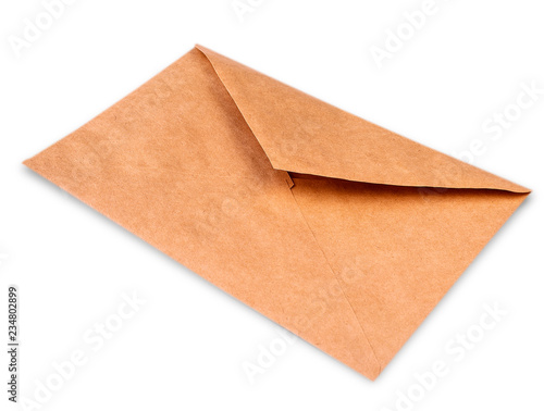 Paper envelope on a white background.