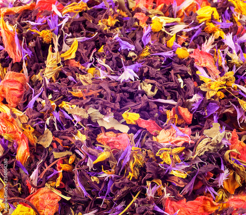 Texture of flower tea © bborriss