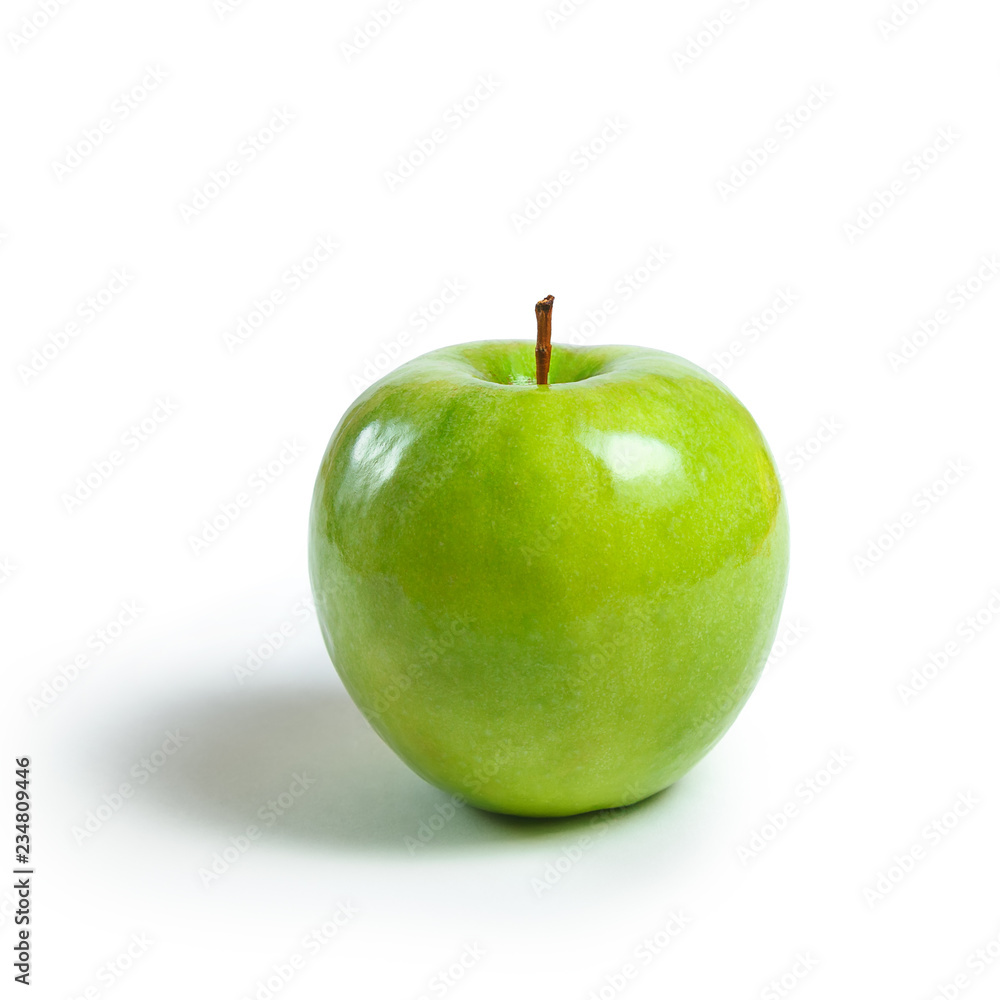 green apple granny smith on white isolated green apple granny smith on white isolated