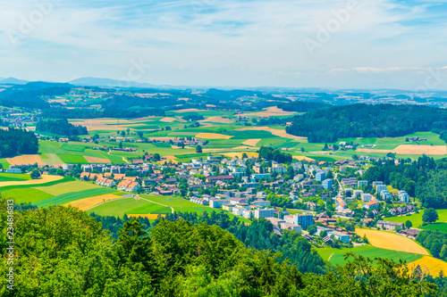 Countryside near Bern in Switzerland photo